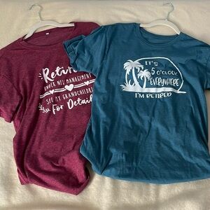 Retirement Tshirt Set